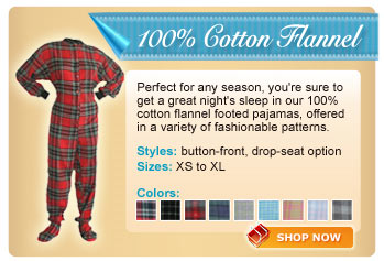 Cotton Flannel Footie Collection