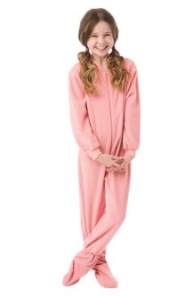 Infant/Toddler Girl Pink Fleece Onesie Pajamas