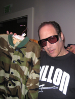 Andrew Dice Clay's footed pajamas