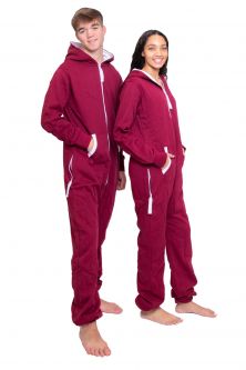 Family Matching Red Hoodie Footie Pajamas/Onesies: Big Feet Onesies & Footed  Pajamas